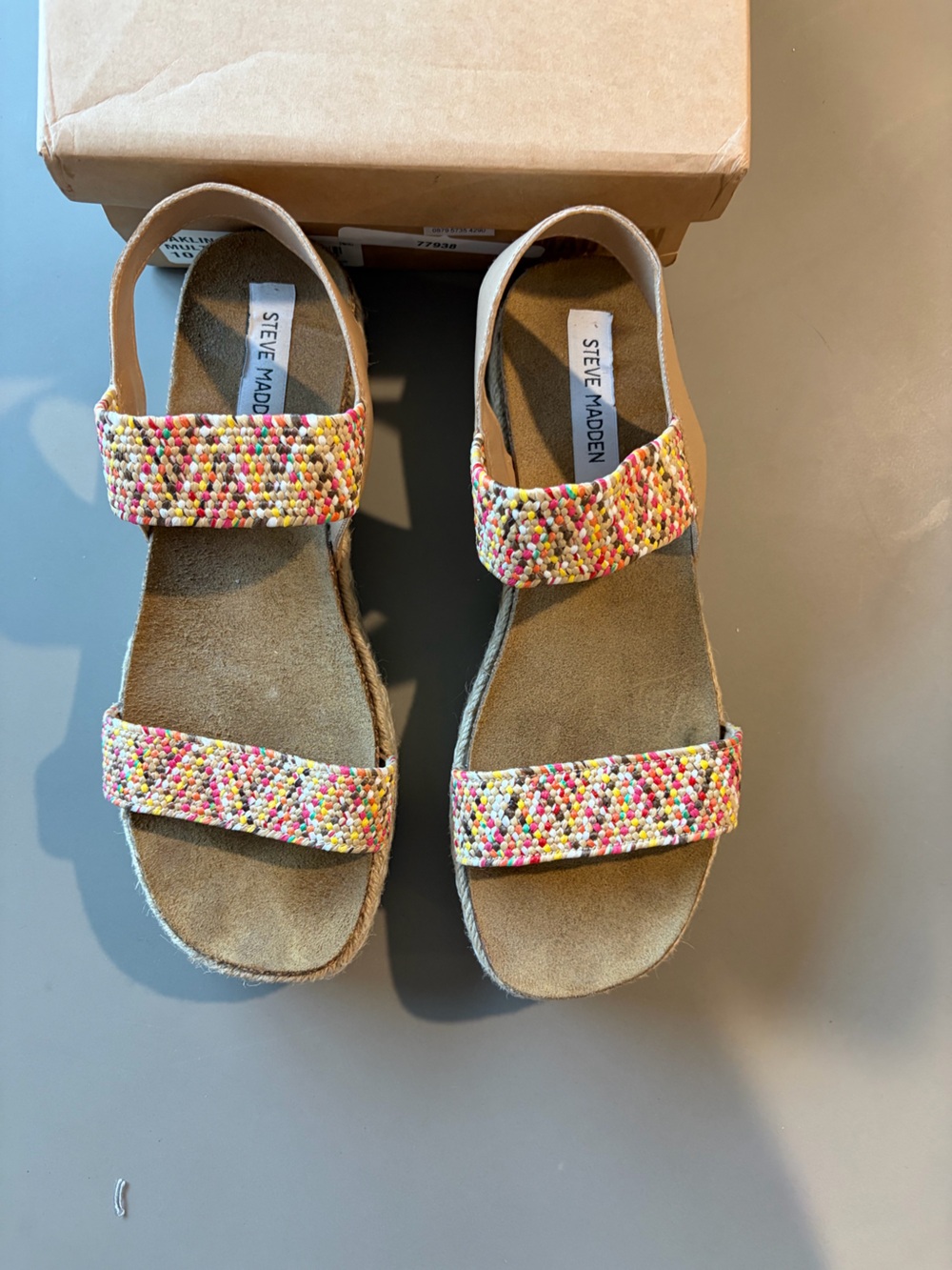 Steve Madden Multicolor Espadrille Sandals